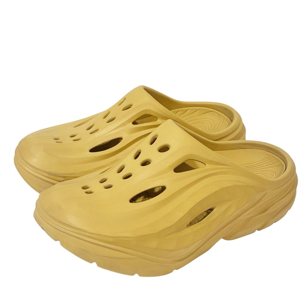 Yellow Slip-On Foam Clog Mules